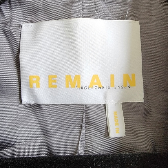 Remain Birger Christensen green gambles Tyron single button Wool Blazer - Picture 4 of 7